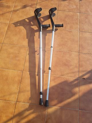 Muletas ortopédicas ajustables
