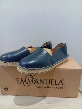 Mocasines Emmanuela Azul Mujer talla 37
