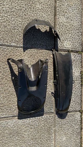 Tapas Carbono Ducati Monster 696 796 1100 Depósito