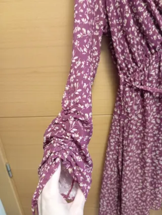 Vestido estampado flores talla L