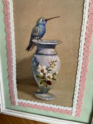 Cuadro colibrí 20x27cm