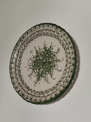 Pareja platos decorativos cerámica