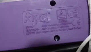 Regleta alargador 3 enchufes con interruptor