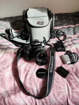 Olympus E-30 Cámara Digital Negra.