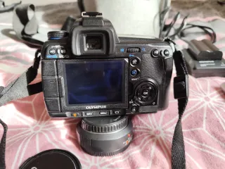 Olympus E-30 Cámara Digital Negra.