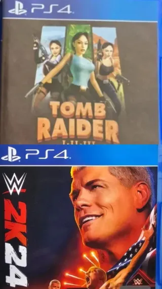 Pack Tomb Raider & WWE 2K24 PS4