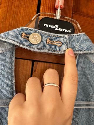 Chaleco Top Denim Zara Talla Única