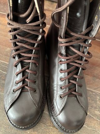 Stivaletti in pelle marrone misura 40