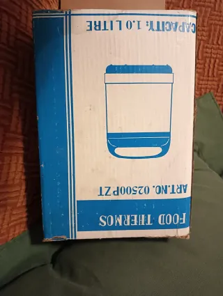 Termo Comida Rosa y Blanco