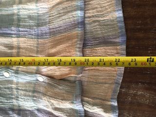 Blusa Auka lino pastel mangas abullonadas