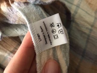 Blusa Auka lino pastel mangas abullonadas