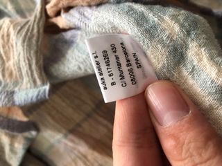 Blusa Auka lino pastel mangas abullonadas