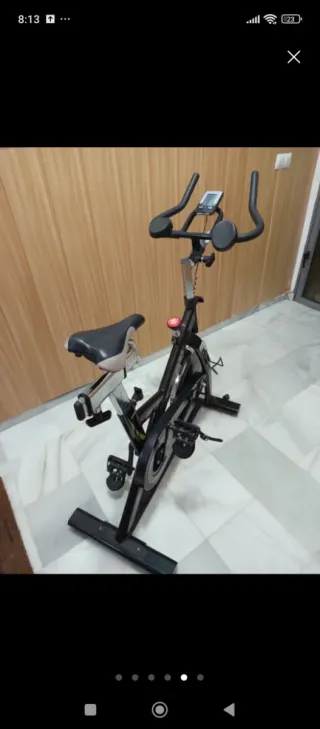 Bicicleta de Spinning Negra