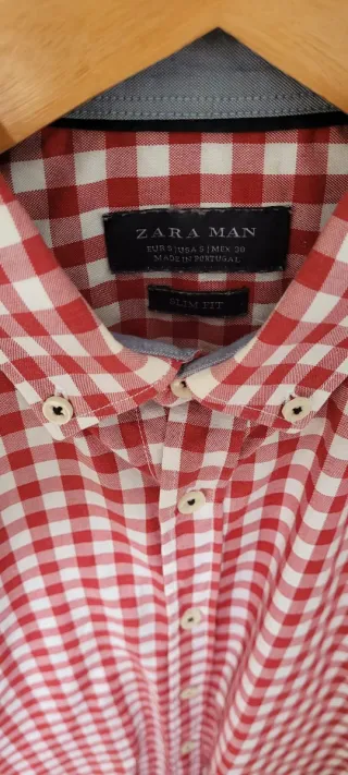 Camisa cuadros ZARA