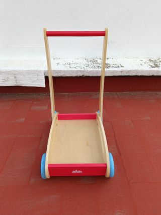 Coche andador madera infantil