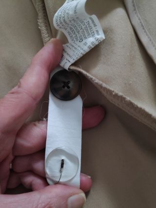 Gabardina larga Stradivarius beige mujer