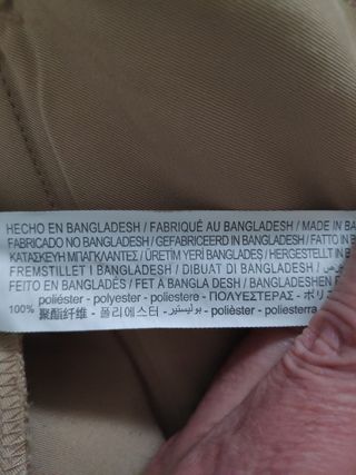 Gabardina larga Stradivarius beige mujer