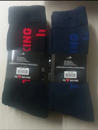 6 paia di calzini da trekking taglia 40-46