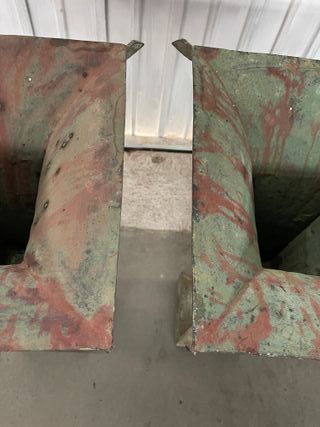 pareja copas Bronce Oriental 45x75