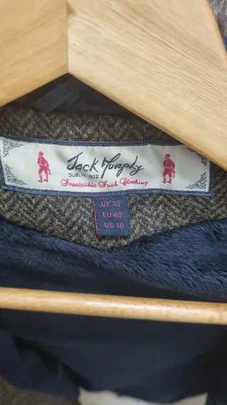 Parka lana y pelo Talla L