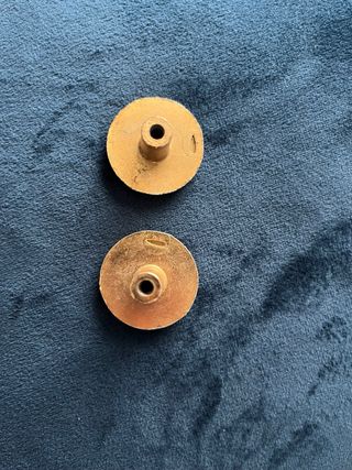 2 Tiradores Pomos Vintage Dorado