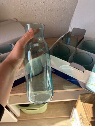 Set Vasos y Jarra Santa Clara Azul