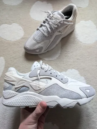 Zapatillas Nike Air Huarache Runner Blancas/Plata