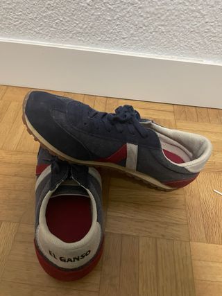 Zapatillas El Ganso Azul Marino y Rojo
