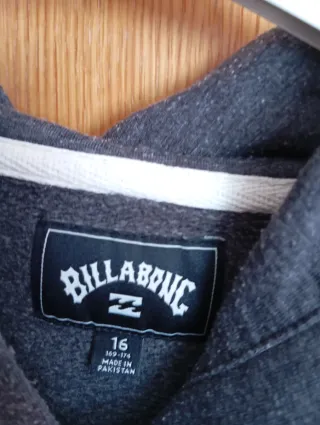 Sudadera Gris Billabong .Talla 16