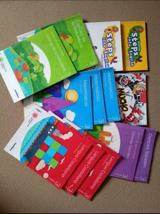 Lote de libros de 3° de Primaria