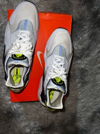 Nike Huarache hombre Blanco Verde