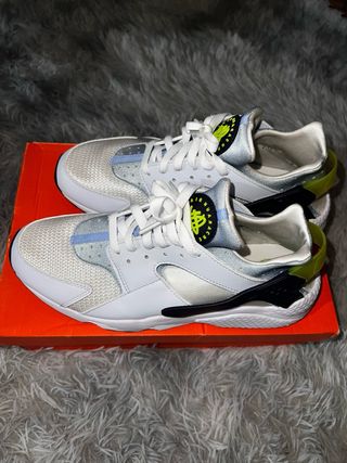 Nike Huarache hombre Blanco Verde