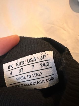 Zapatillas Balenciaga Negras y Blancas