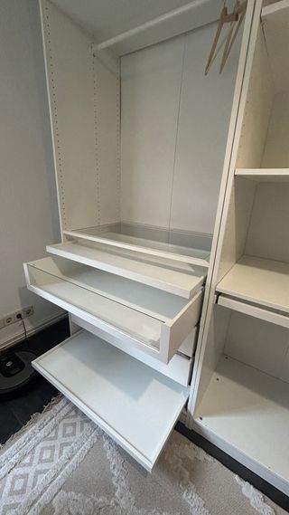 Vestidor modular blanco