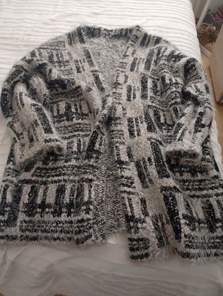 Chaqueta amplia de lana TM