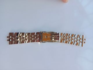 Bracciale orologio argento e oro