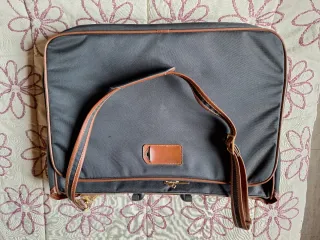 Portatrajes Samsonite negra y marrón