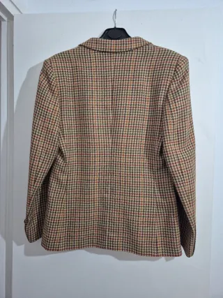 Chaqueta Burberrys Cuadros Vintage Mujer T 42