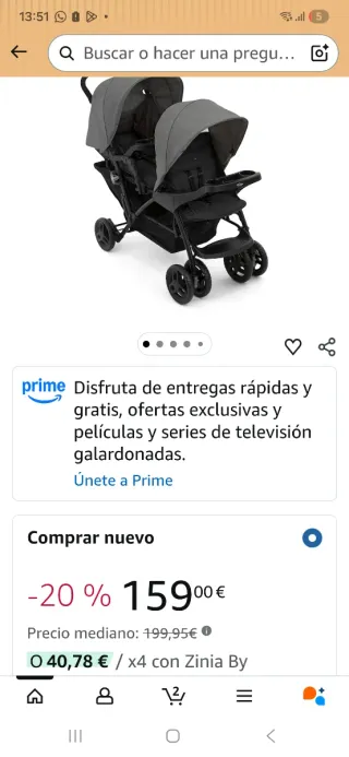 Carro gemelar Graco