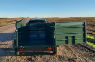 Remolque basculante doble eje 220x140