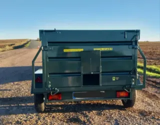 Remolque basculante doble eje 220x140