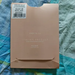 Calze collant bianche taglia unica