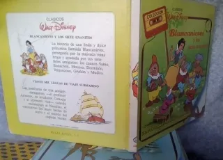 2 cintas y 7 tomos cuentos Walt Disney 1986 1987