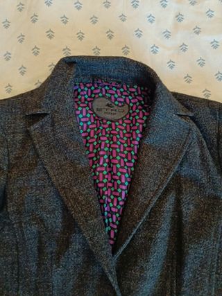 ETRO MILANO blazer donna lana mohair e lino S