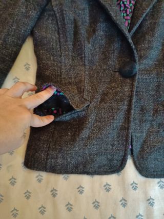 ETRO MILANO blazer donna lana mohair e lino S