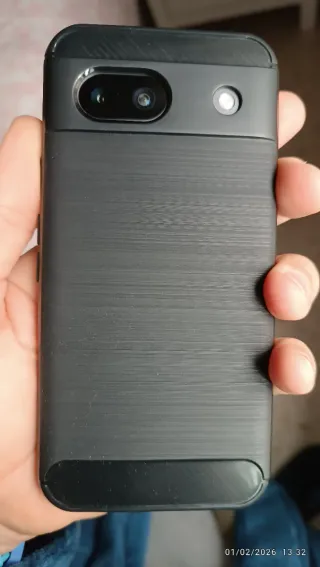 Google Pixel 8a 128GB Negro,con protector y funda