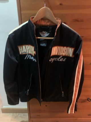 Chaqueta Harley-Davidson Negra y Multicolor