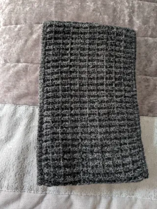 Bufanda cuello niño Zara gris