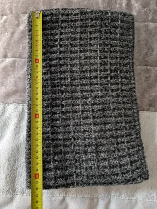 Bufanda cuello niño Zara gris