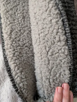 Bufanda cuello niño Zara gris